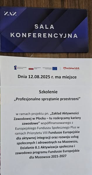 Opis szkolenia "Profesjonalne sprzątanie przestrzeni"