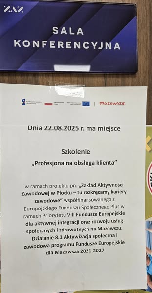 Opisz szkolenia"Profesjonalna obsługa klienta"